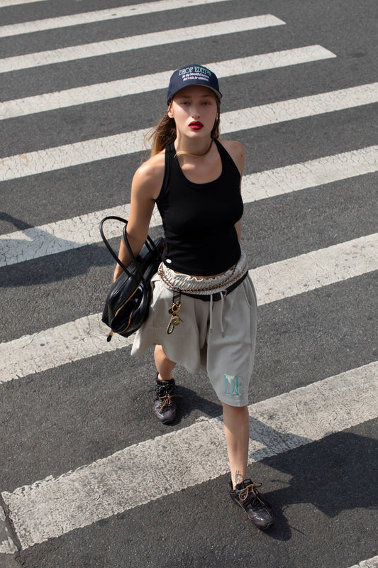 DROP 2 FOLDABLE SWEAT SHORTS OAT
