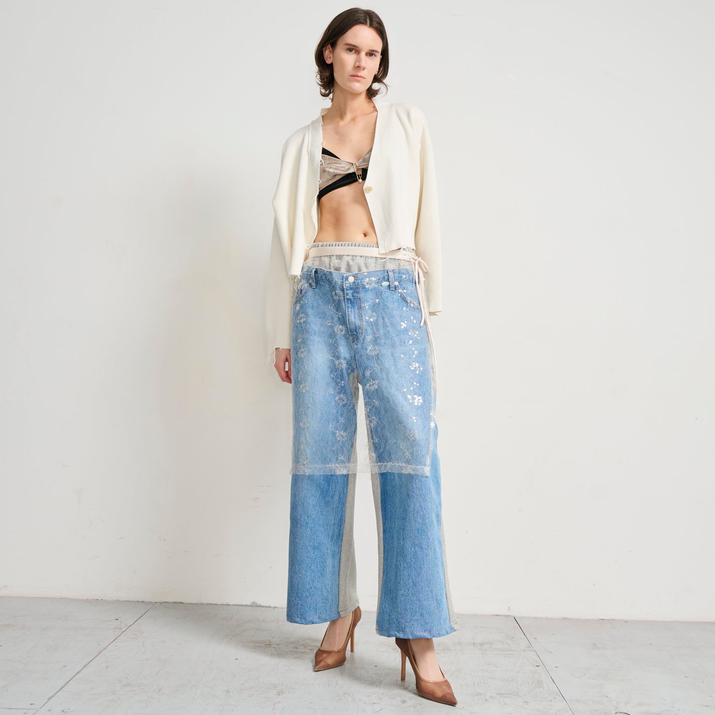DROP 1 DENIM SWEATPANTS