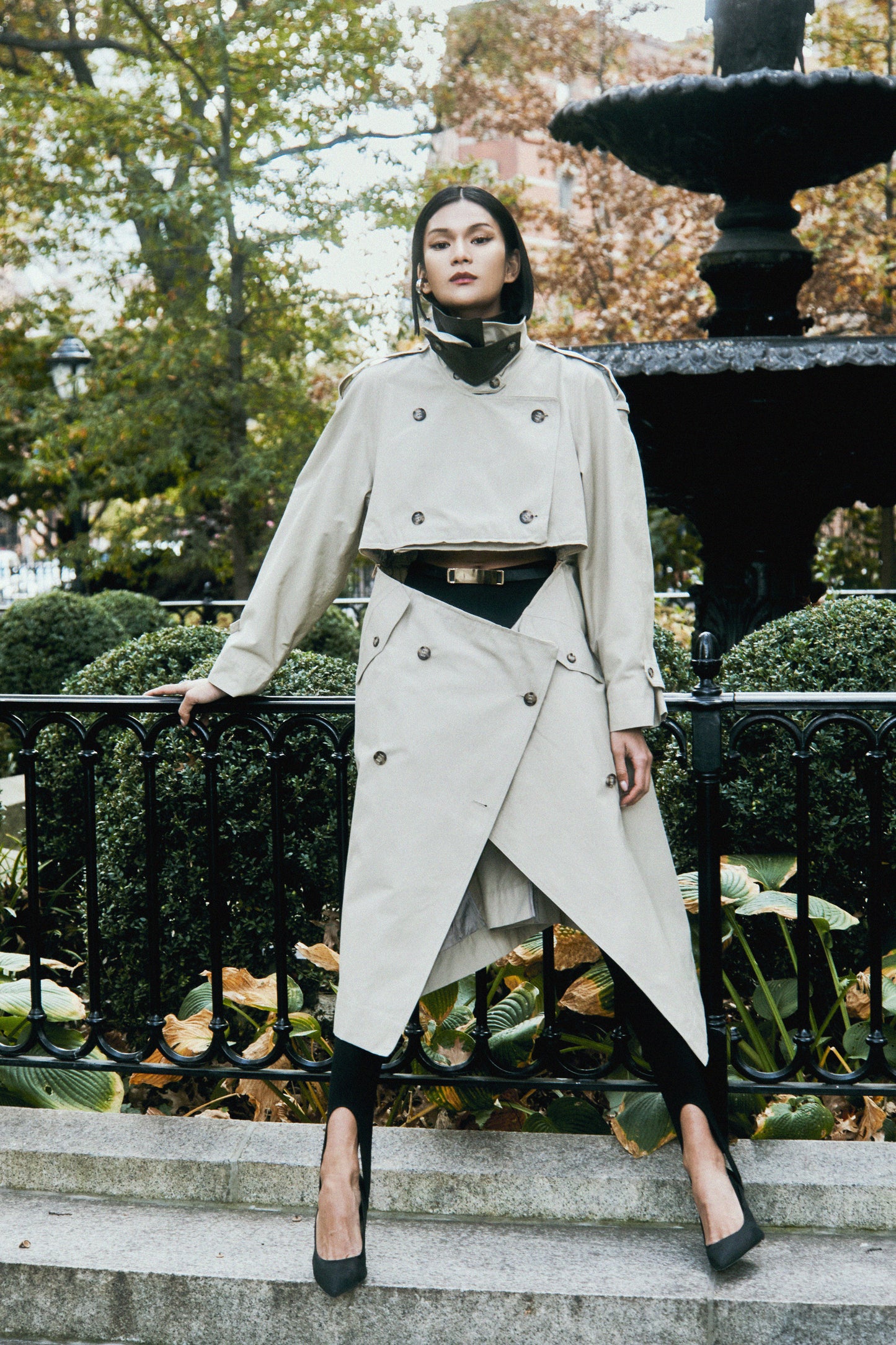 DROP 3 CONVERTIBLE TRENCH COAT