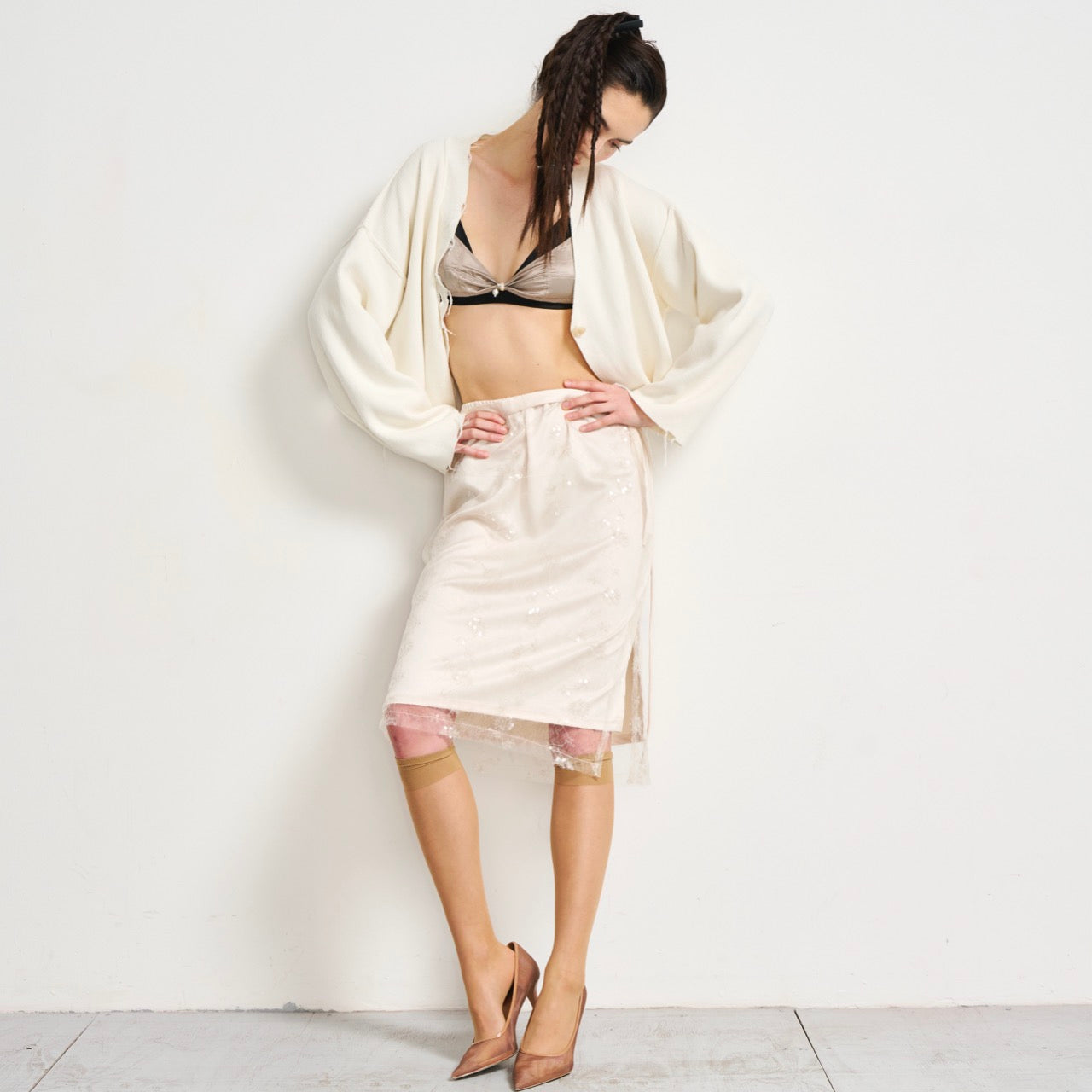 DROP 1 CROPPED CARDIGAN