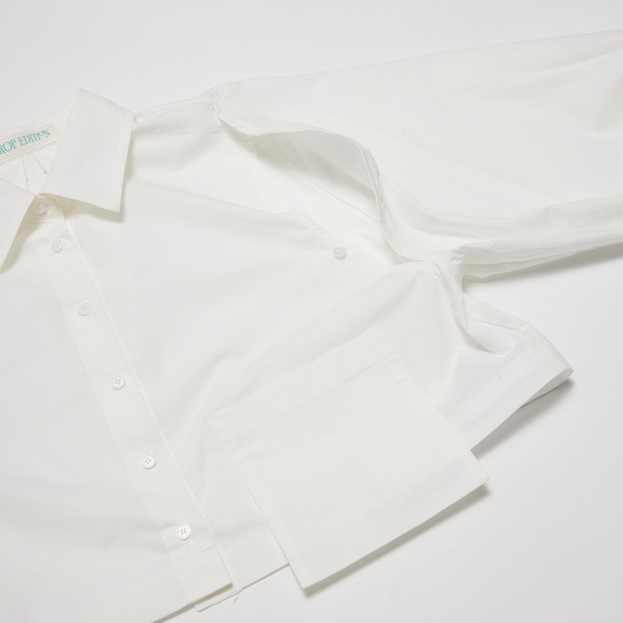DROP 1 KESHA SHIRT (CONVERTIBLE WHITE SHIRT)
