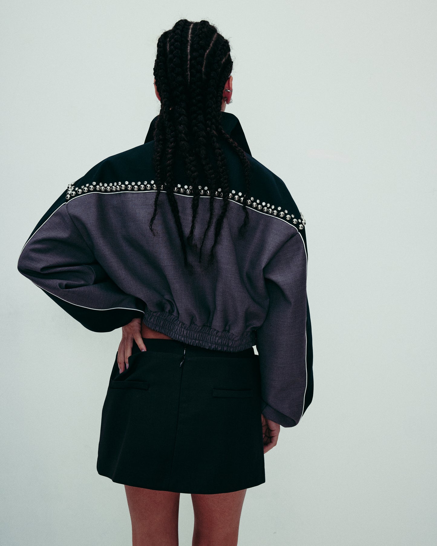 DROP IV BEADED BLOUSON JACKET