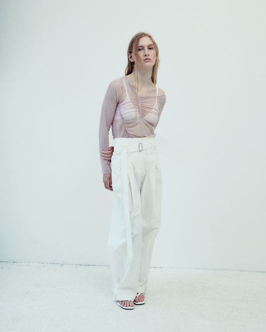 DROP 5 BELTED CARGO PANTS