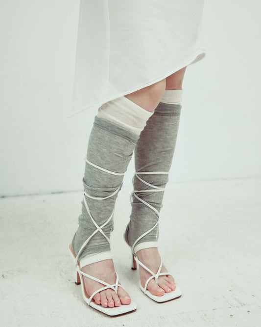 DROP 5 LEG WARMERS GRAY