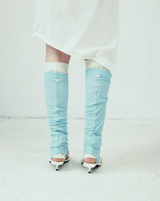 DROP 5 LEG WARMERS BLUE
