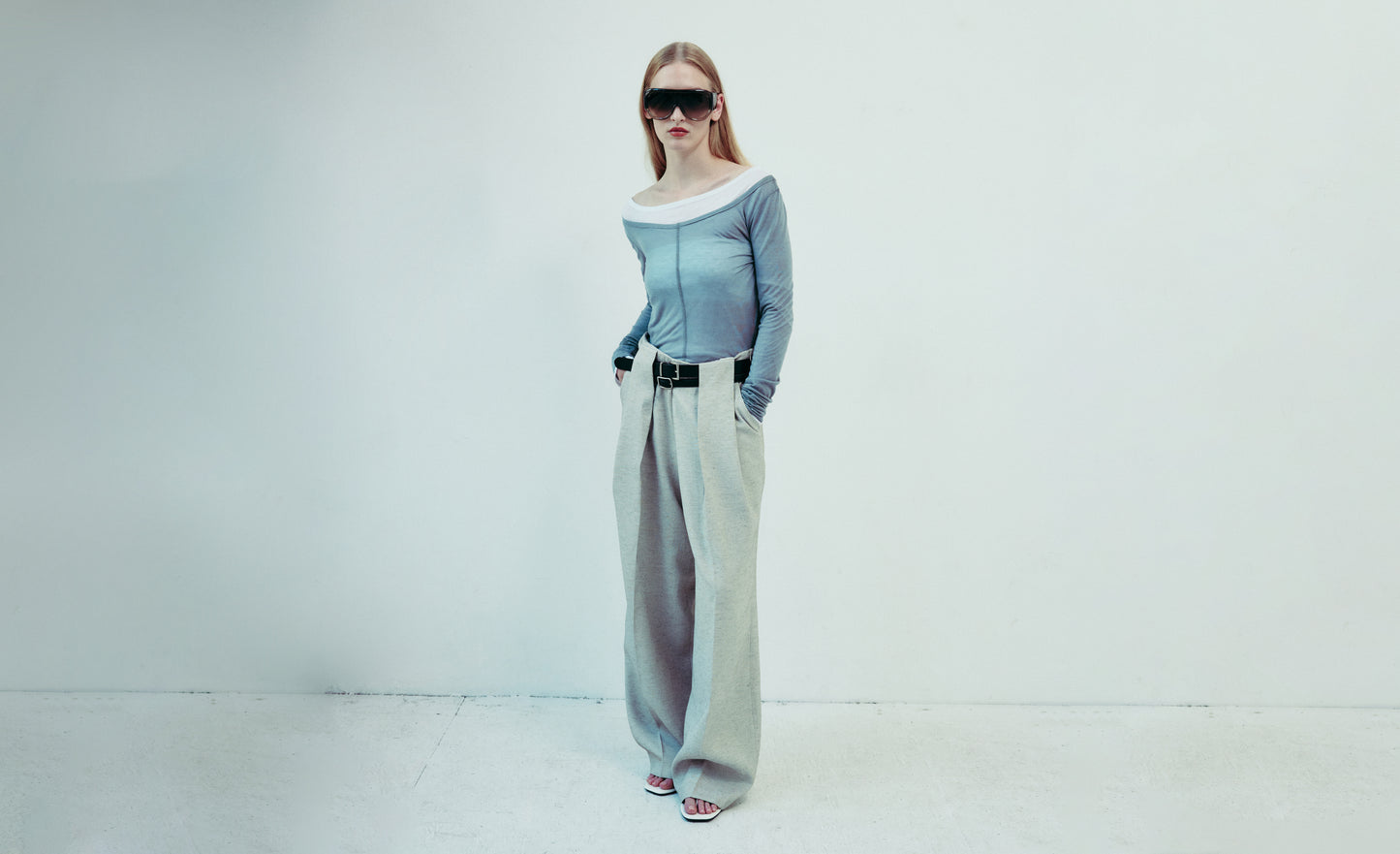 DROP 5 LONG SLEEVE T SHIRT GRAY