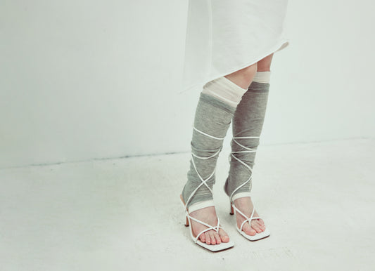 DROP 5 LEG WARMERS GRAY