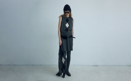 DROP 6 THE ARGYLE KNIT SET