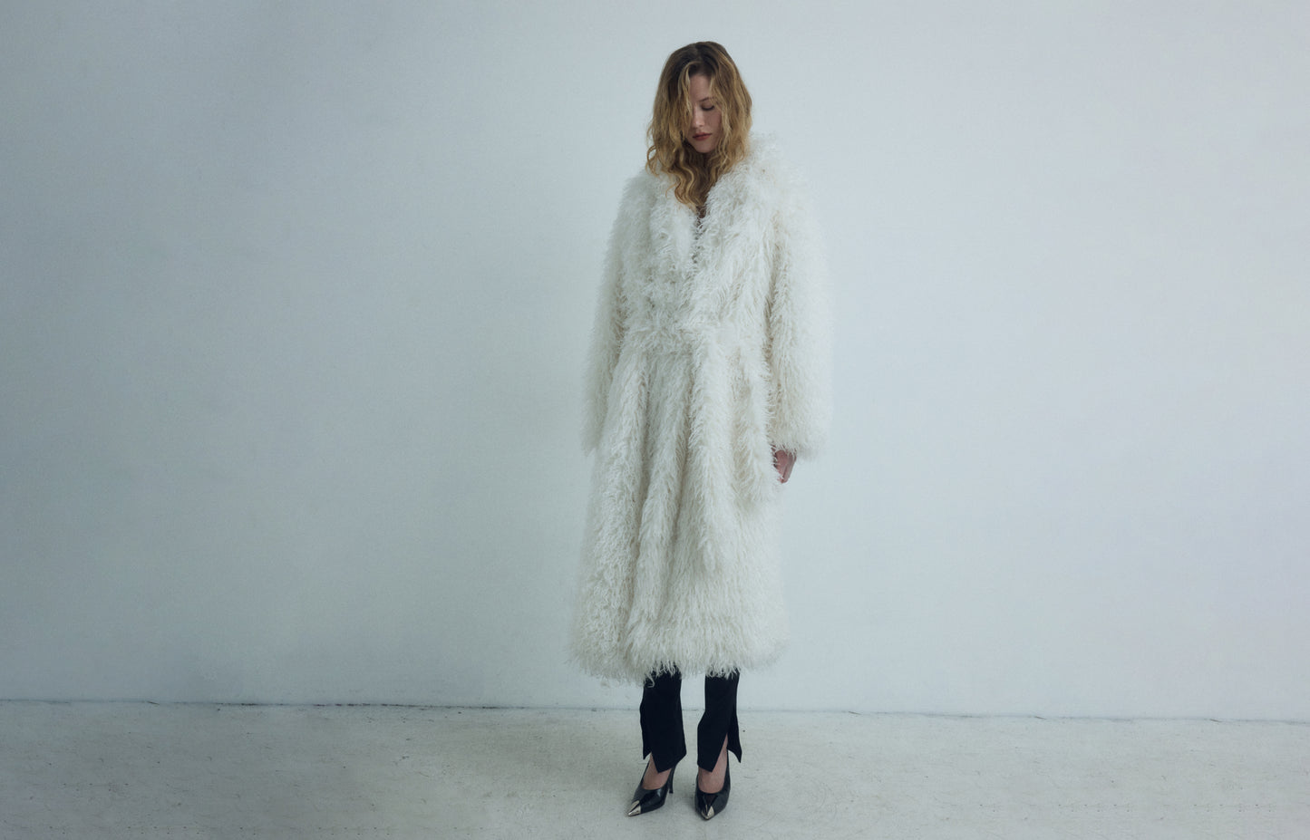 DROP 6 FUAX FUR COAT