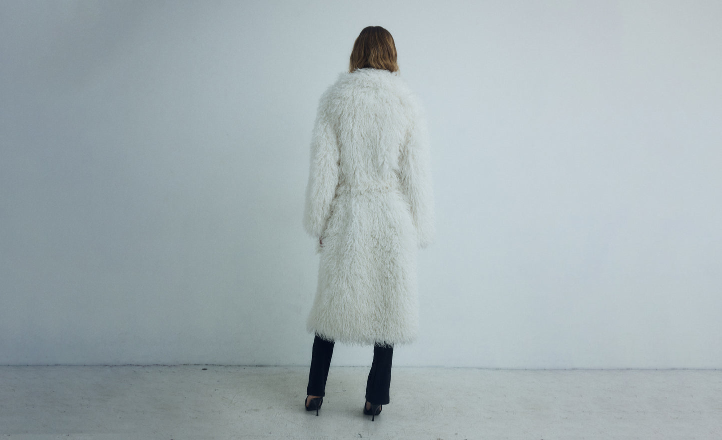 DROP 6 FUAX FUR COAT