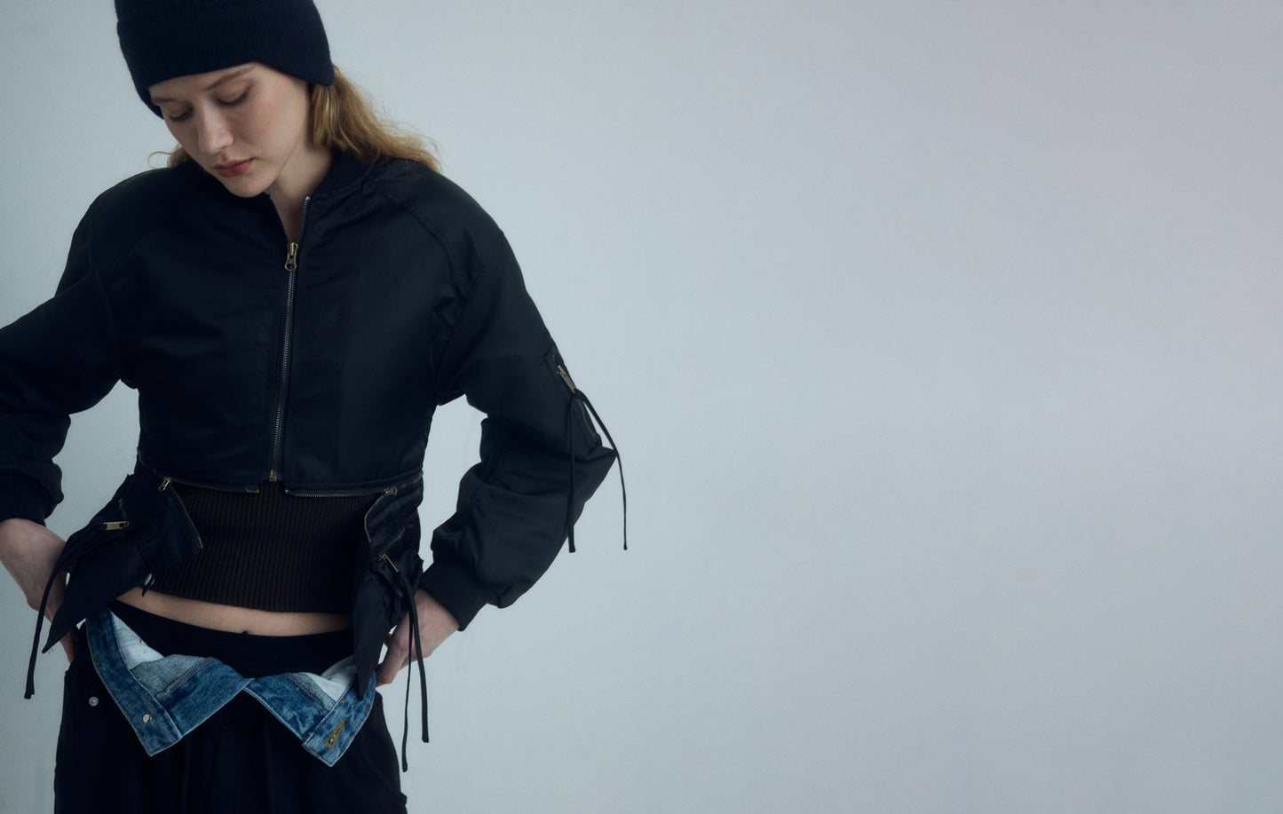 DROP 6 DETACHABLE BOMBER JACKET
