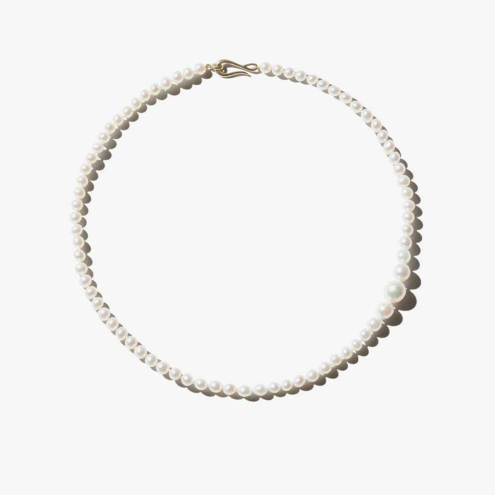 MIZUKI CASCADING PEARL NECKLACE