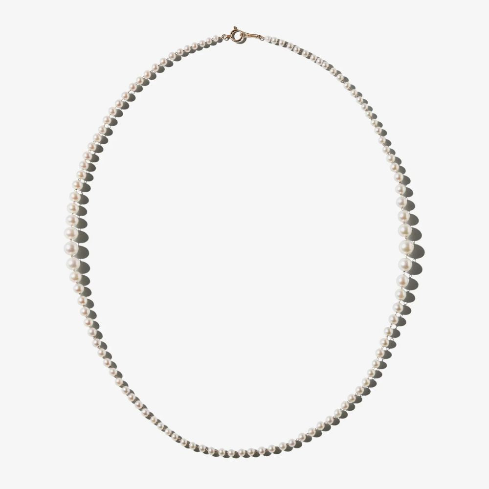 MIZUKI DUAL CASCADING PEARL NECKLACE